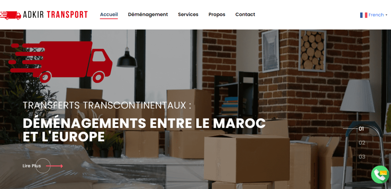 creation site web maroc 
