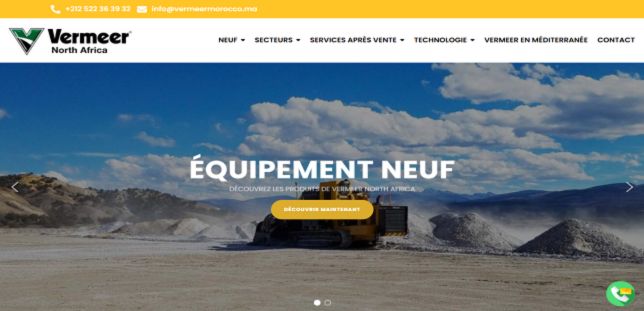 creation site web maroc 